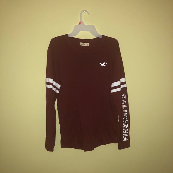 Hollister Tops - hollister california striped sleeve shirt